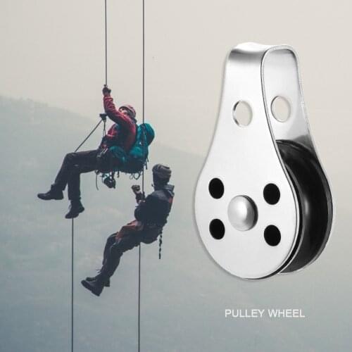 Stainless Steel Classic Multi-functional Pulley Single Wheel Load Bearing Swivel Pulley Practical Marine Hardware