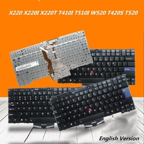 Laptop English Keyboard For LENOVO IBM X220 X220I X220T T410I T510I W520 T420S T520 Notebook Palmrest Cover Upper Cover