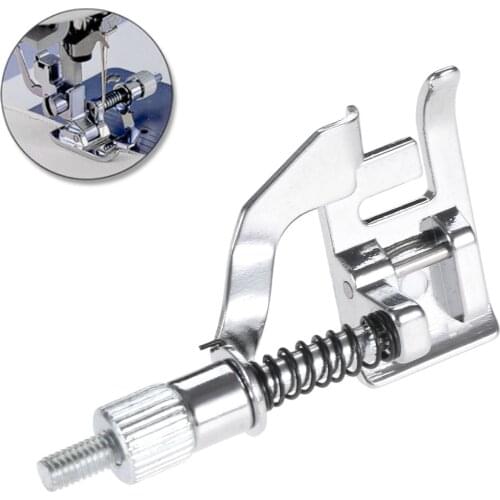 Metal Sewing Machines Snap On Off Blind Hem Presser Foot Household Multi-functional Sewing Machines Attachment Adjustable Screw