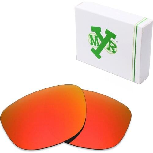 Mryok Anti-Scratch POLARIZED Replacement Lenses for-Oakley Holbrook R OO9377 Sunglasses Fire Red