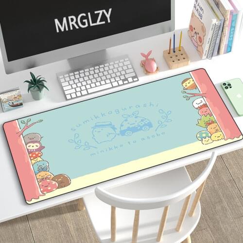 MRGLZY 40X90/30X80CM Multi-size Gaming Peripheral Kawaii Cartoon Large Mouse Pad Computer Accessories MousePad Keyboard Desk Mat