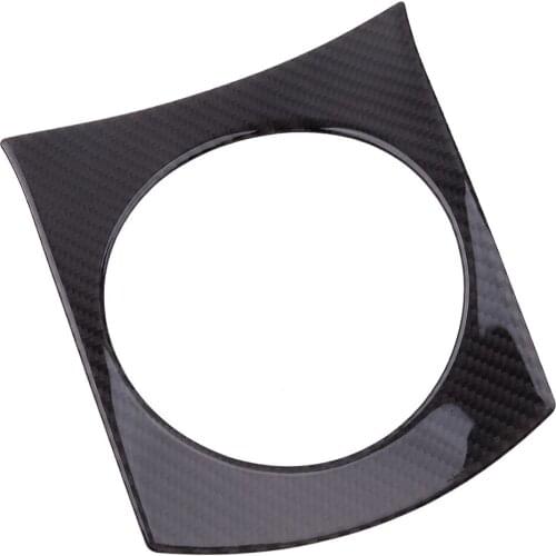 Beler Car Interior Console Gear Shift Panel Outside Sticker Trim Cover Fit for Nissan 350Z 2003-2008 2009 Carbon Fiber Black