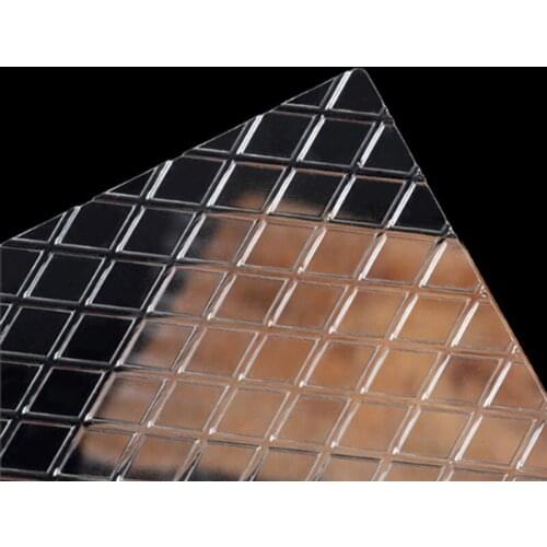 New Fondant Gumpaste Stencil Moulds 4Pcs/Set DIY Plastic Transparent Texture Lattice /Rattan Mat Cake Border Decorating Tools