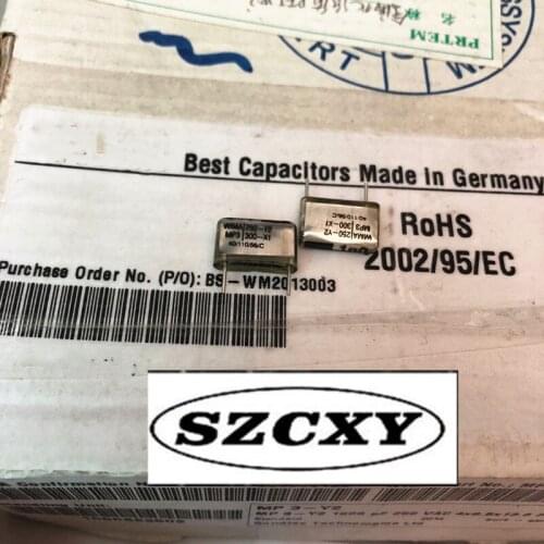 New and original 10PCS Metallized paper transparent capacitor Y2 1000PF 250VAC 102 1NF