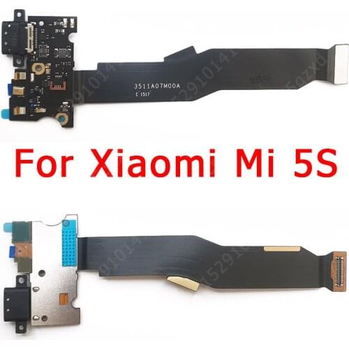 Original Charge Board for Xiaomi Mi 5S Mi5S USB PCB Dock Connector Flex Cable Replacement Spare Parts Charging Port for Mi 5S