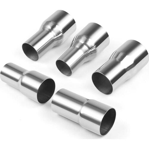 Stainless Steel Car Modified Exhaust Reducer Muffler Pipe To Component Adapter Universal Car Accessories