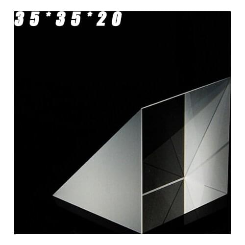 Right Angle Prism Optical Glass K9 35*35*20mm 90 Degree Internal reflection prism