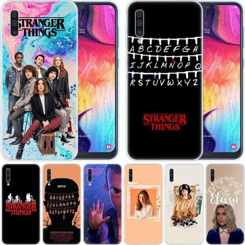 Luxury Silicone Case TV Show stranger things for Samsung Galaxy A50 A70 A80 A40 A30 A20 A10 A20E A2 CORE A9 A8 A7 A6 Plus 2018