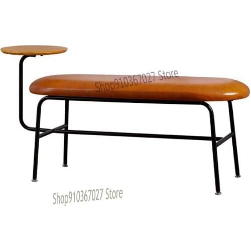 Sofa Shoe Stool Home Entrance Modern Minimalist Ins Iron Art Soft Bag Creative Bench With Tray Porch Stool