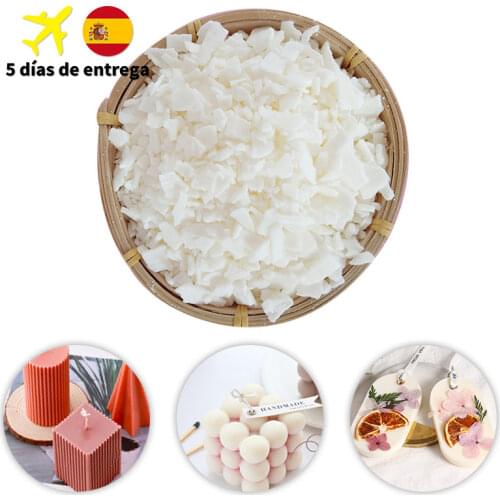 0.5/1KG Natural Soy Wax Candle Raw Material Handcraft Wax Candle Making Supplies DIY Candle Making Sealing Wax Accessories