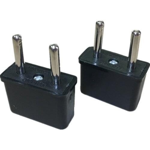 Universal US To EU Plug USA To Europe 220V Travel White Wall AC Power Charger Outlet Adapter Converter 2 Round Socket Pin