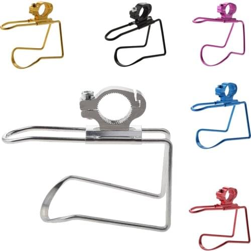 Universal Aluminum Alloy Motorcycle Bike Drink Cup Holder Beverage Water Bottle