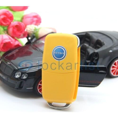 Keydiy Universal B01 Luxury Yellow 3 buttons remote