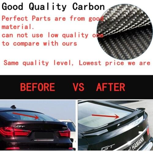 Good Quality Carbon Fiber Rear Spoiler Wing for BMW 5-Series GT F07 2010- Present Car Trunk Tail Wings Decoration Accessory