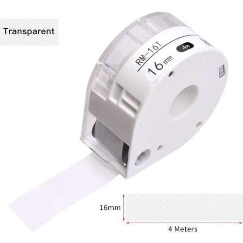 1 Roll Transparent Adhesive Label Paper Thermal Printer Paper Name Price Barcode Storage Label Sticker Tape for T7 Label Maker