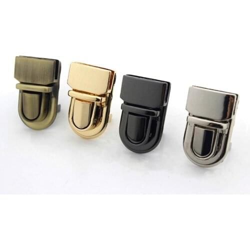 1pcs Metal Durable Buckle Tongue Lock Push Lock For DIY Handbag Bag Purse Luggage Hardware Closure Bag Parts Accessories