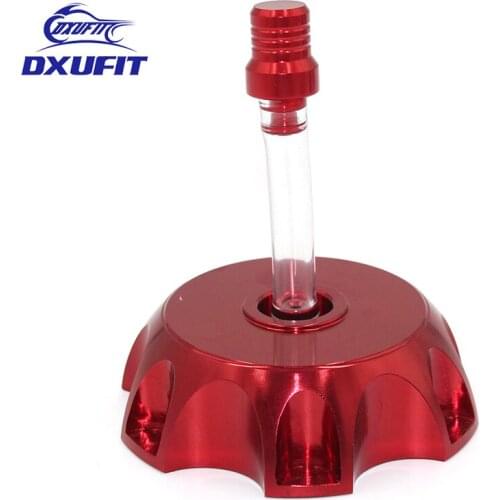 DXUFIT Billet Aluminum Gas Fuel Petrol Tank Cap Cover FOR DIRT BIKE ATV Gas Fuel Oil Cap XR650 XR600 XR400 Motorcycle YHG001 10