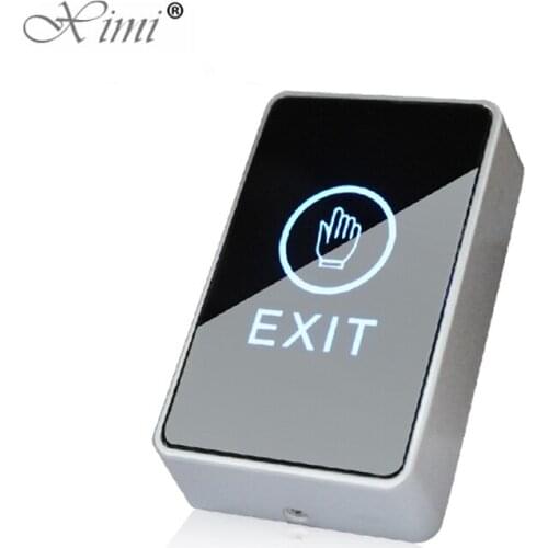 Free Shipping Door Access Control Push Exit Button Exit Switch Touch Release Exit Button Access Control Door Button