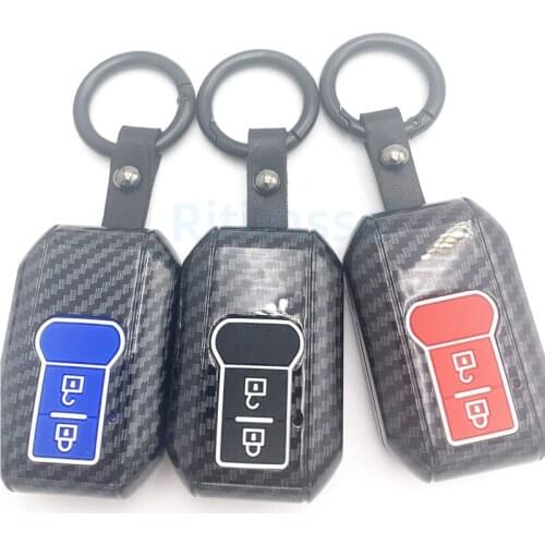 ABS Car Key Cover Case for Suzuki New Swift 2017 2019 2020 Wagon R Monopoly Type 3c 2 Button Remote Keyless Holder Protection