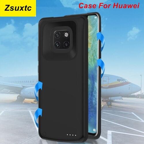 Araceli For Huawei Mate 20 20 Pro 30 30 Pro Enjoy 9 10 10S 10 Plus Battery Case Phone Stand Cover Smart Power Bank Charger Case