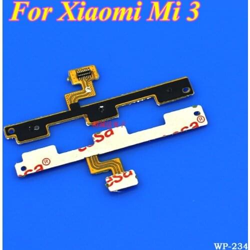 ChengHaoRan 1PCS New Power On/Off +Volume Buttons Flex Cable For Xiaomi Mi3 M3 Power Flex Cable Repair Parts