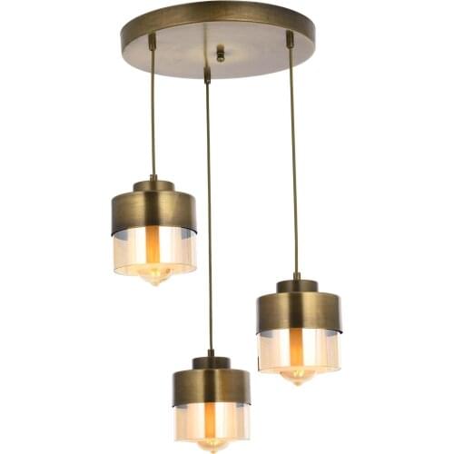 Eray Lighting ERY 3729-26-03Y Legend 3 pcs Tumbled Chandelier