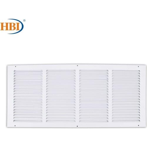 HBI 10PCS W24"xH10" Steel White Finished Return Air Grilles Ceiling Air Vent Ceiling Duct Cover Air Register Ventilation Grilles