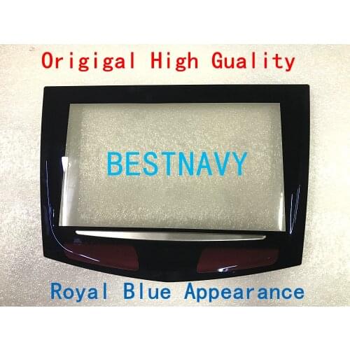 Royal blue appearance CUE touch screen High quality for Cadillac ATS CTS SRX XTS CUE car DVD Cadillac touch display digitizer