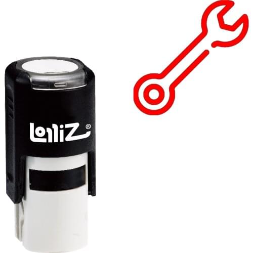 LolliZ Wrench Self-Inking Rubber Stamp - Modern Symbol Series