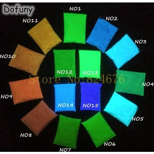 Mix Colors Luminous Pigment Phosphor Powder ,photoluminescent Pigment Glow at Night Coating Nail Polish Pigment Nail Glitter