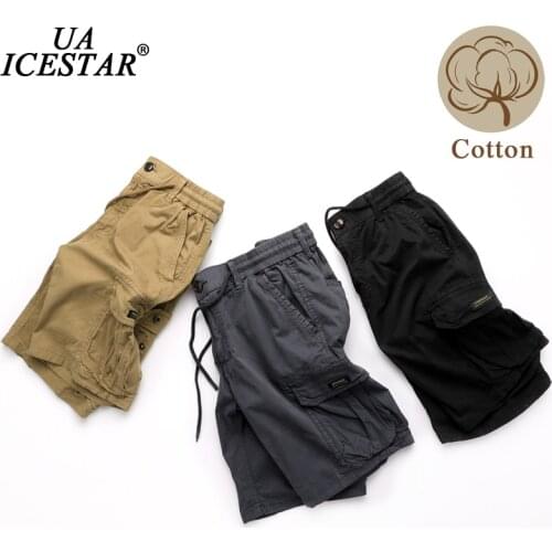 Summer Casual Shorts Men Brand 2021 New Fashion Big Pocket Cotton Shorts Sport Breathable Loose Camouflage Cargo Mens Shorts