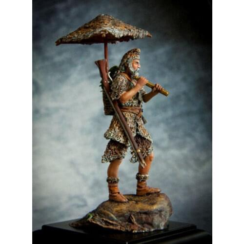 Unassambled 1/32 soldier Robinson Crusoe 54mm Historical Resin kit miniature model Unpainted