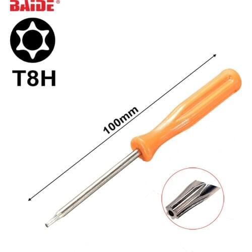 3 x 100mm Screwdriver Phillips Slotted T3 T4 T5 T6 T6H T7 T8 T8H for Xbox360 T10 T10H 1.5Y 2.0Y 3.0Y With Hole Screwdrivers