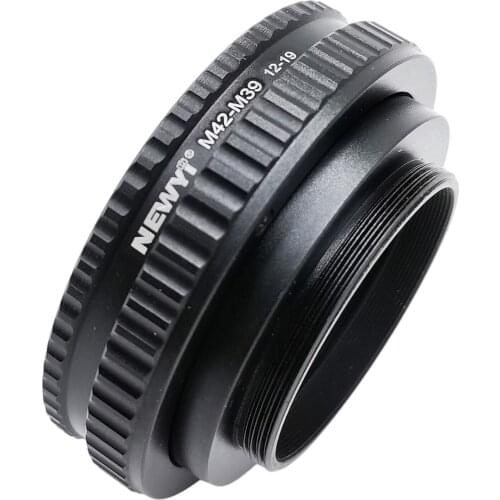 M42-M39 12mm-19mm Adjustable Focusing Lens Mount Adapter, Professional Accessories