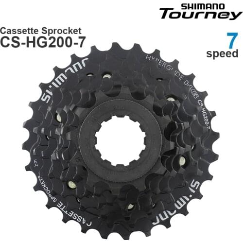 SHIMANO TOURNEY - 7-Speed MTB Cassette Sprocket CS-HG200-7 HYPERGLIDE 12-28T 12-32T Original parts