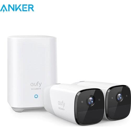 Eufy Security eufyCam 2 Wireless Home Security Camera System, 365-Day Battery Life, HomeKit Compatibility, HD 1080p, IP67