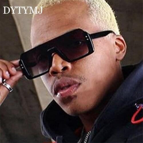 DYTYMJ Oversized Sunglasses Men 2020 Half Frame Sun Glasses for Men/Women Vintage Eyeglasses Men Luxury Brand Gafas De Sol Mujer