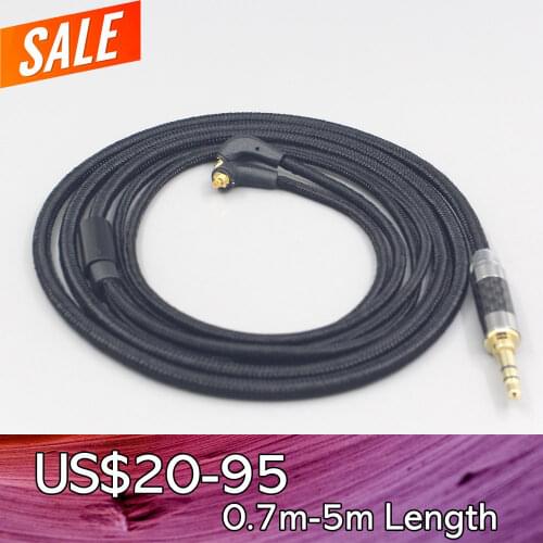LN007512 2.5mm 4.4mm Super Soft Headphone Nylon OFC Cable For Etymotic ER4SR ER4XR ER3XR ER3SE ER2XR ER2SE