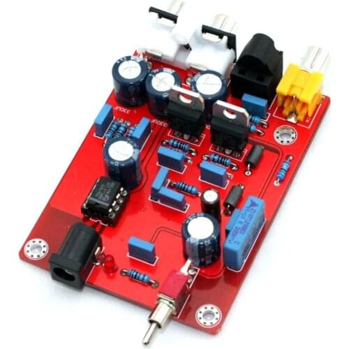 TDA1543 + CS8412 DC12V Fiber Coaxial Decoder Board YJ0085