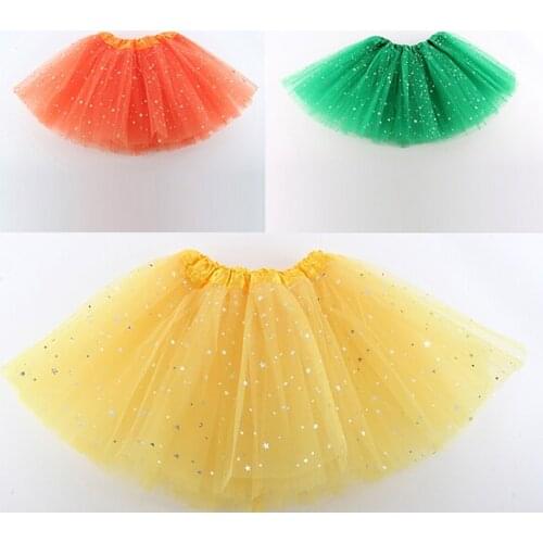 UNIKIDS 15 Colors Girls Kids Tutu Skirt Party Ballet Dance Wear Pettiskirt Costume for 2-7Y