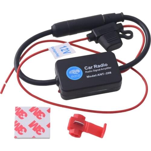 Universal Car Radio Aerials Auto Car FM Antenna Amplifier Signal Amp Booster 12V Radio FM for Car Boat