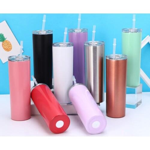Stainless Steel Vacuum Flask Safe Straw Thermos Cup proficient