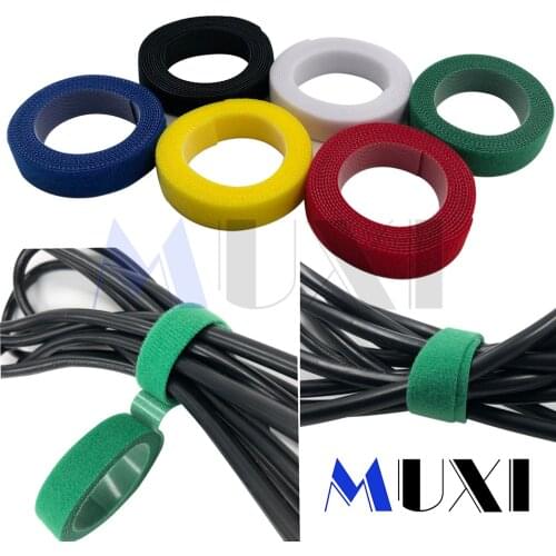 XInGO 1.5m*15mm Nylon Cable Ties Power Wire Loop Tape Multifunction Nylon Straps Fastener Reusable Magic Tape