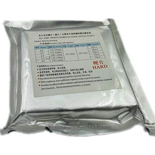 Dental Splint 1/1.5/2mm Thermoforming Material Sheet Oral Denture Model Mold Slice For Vacuum Forming Hard 127*127mm