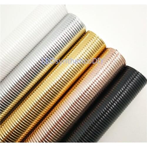 1PC 21X29CM Stripse Faux Leather Fabric, Synthetic Leather Fabric Sheets, PU Leather For Making Bows LEOsyntheticoDIY T303