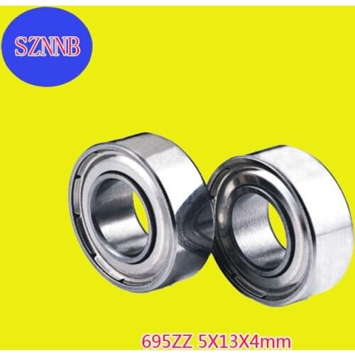 1pcs miniature ball bearing deep groove ball 695zz R-1350 5x13x4mm high precision noiseless bearing steel abec-5 miniature beari