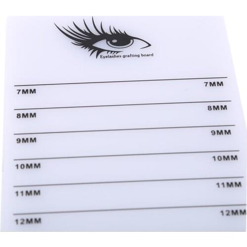 1Pc Acrylic Eyelash Glue Extension Pallet Holder Lash Eyelashes Individual Tile Palette Belt Adhesive Ceramic Eye Lash Pad