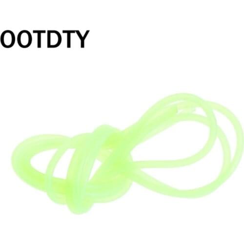 1Pc Fishing Night Luminous Tube Fluorescent 1m Glow Sub Line Rig Tackle Accessories