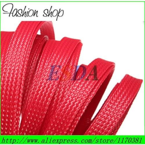 200M/Lot 6mm High Tensile Cut and Abrasion Resistant Expandable Braided Sleeving