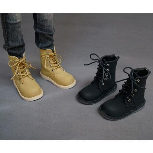 BJD Doll shoes for 1\3 1\4 1\6 MSD DD Uncle Size Solid Color Casual Fashion Boots